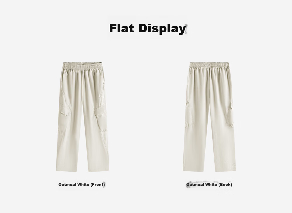 ANTA Kids Girls' 2026 Summer Loose Breathable Cargo Woven Sports Pants 362627502 16